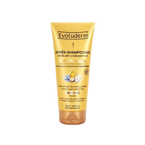Evoluderm - Après-shampoing rehausseur Huile Précieuse 200 ml - Cheveux secs