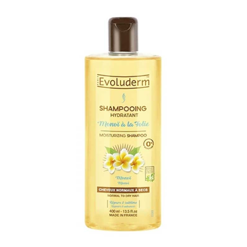 Evoluderm - Shampooing hydratant Monoï à la Folie - 400ml