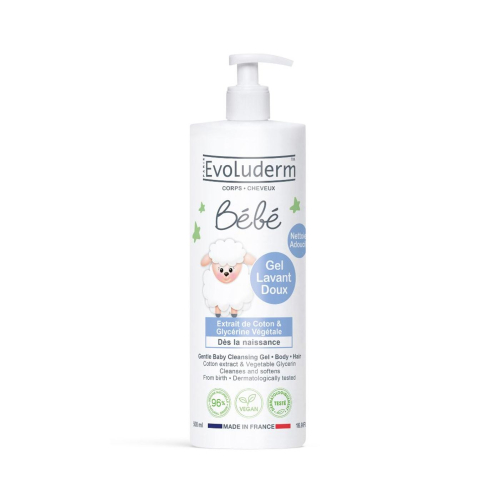 Evoluderm - Gel de bain doux pour bébé - 500ml