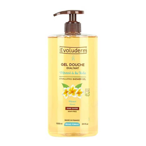 Evoluderm - Gel douche stimulant - Monoï a la Folie - 1000ml
