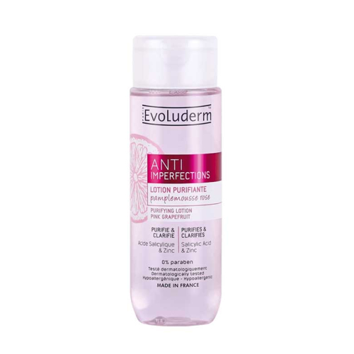 Evoluderm - Lotion purifiante anti-imperfections - Peaux mixtes à grasses - 250ml