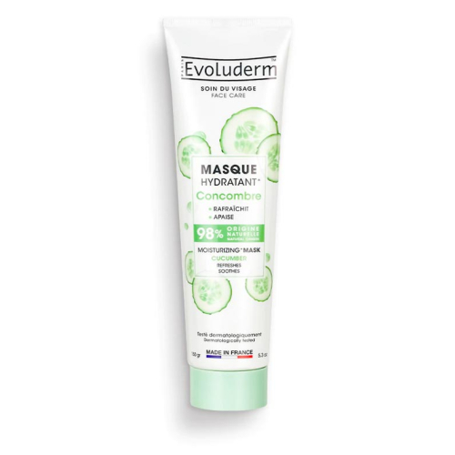 Evoluderm - Masque visage hydratant - Concombre