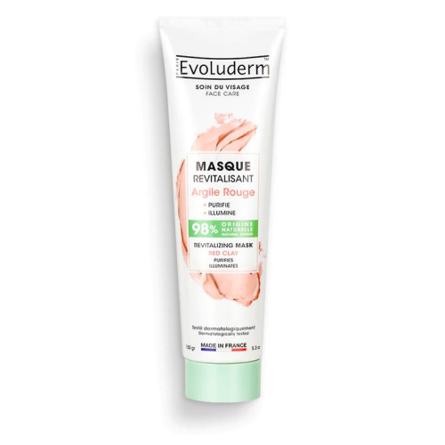 Evoluderm - Masque visage revitalisant - Argile rouge