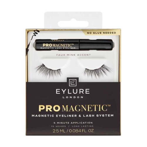 Eylure - Faux cils magnétiques avec eyeliner Pro Magnetic - Faux Mink Accent