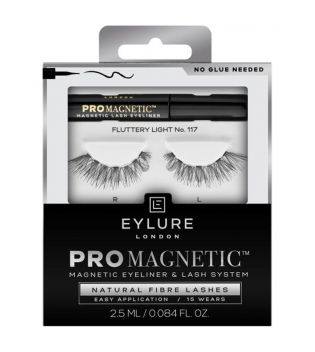 Eylure - Faux Cils Magnétiques avec Eyeliner Pro Magnetic - Fluttery Light 117