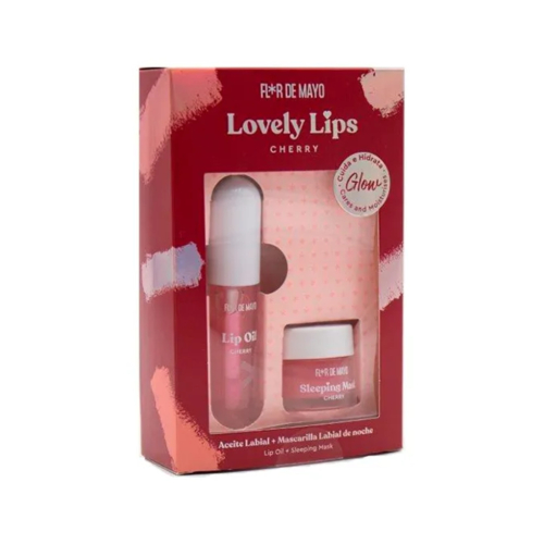 Flor de Mayo - Coffret de soins pour les lèvres Lovely Lips - Glow Cherry