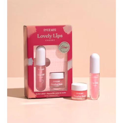 Flor de Mayo - Coffret de soins pour les lèvres Lovely Lips - Glow Cherry