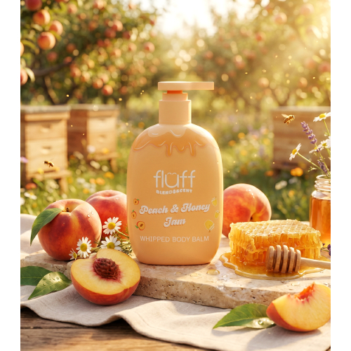 Fluff - *Blend & Scent* - Baume corporel - Peach Honey Jam
