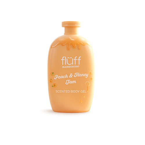 Fluff - *Blend & Scent* - Gel douche - Peach & Honey Jam