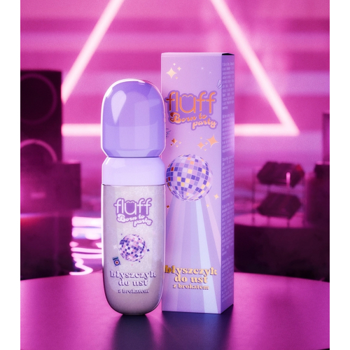 Fluff - *Born to Party* - Gloss à lèvres pailleté