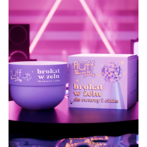 Fluff - *Born to Party* - Gel pailleté pour le visage et le corps