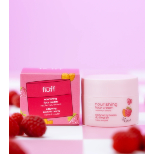 Fluff - Crème visage hydratante - Framboise et amande