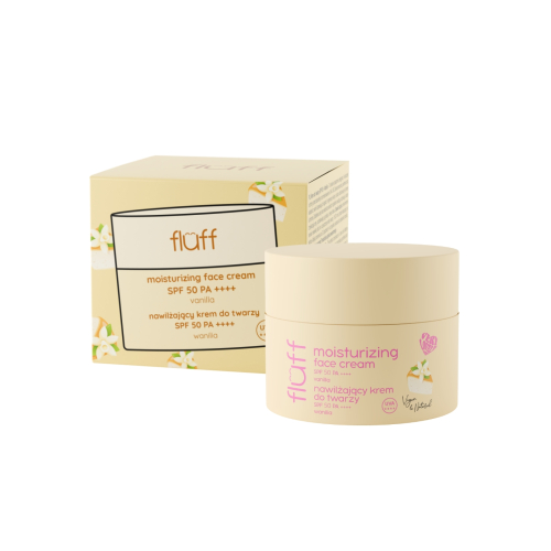 Fluff - Crème visage hydratante SPF50 PA+++ - Vanille