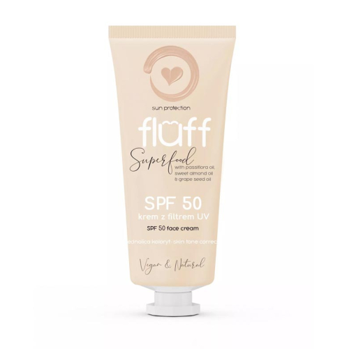 Fluff - Crème solaire teintée visage SPF50