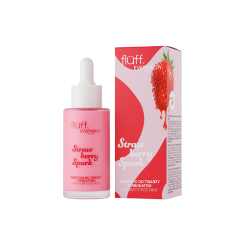 Fluff - *Everybody London x Fluff* - Lait visage pailleté Strawberry Spark