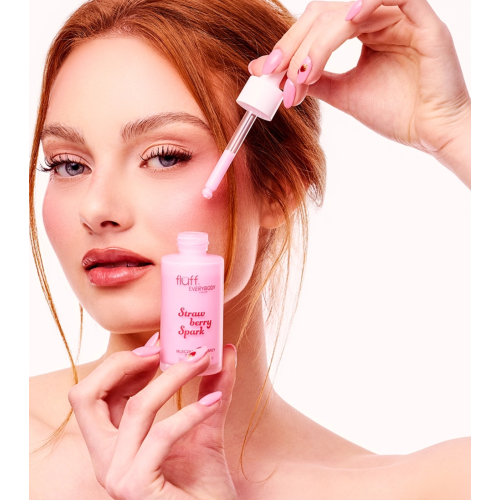 Fluff - *Everybody London x Fluff* - Lait visage pailleté Strawberry Spark