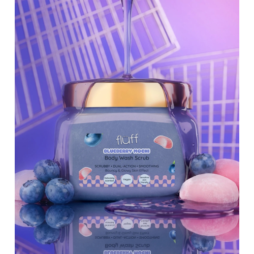Fluff - Exfoliant corporel - Blueberry Mochi