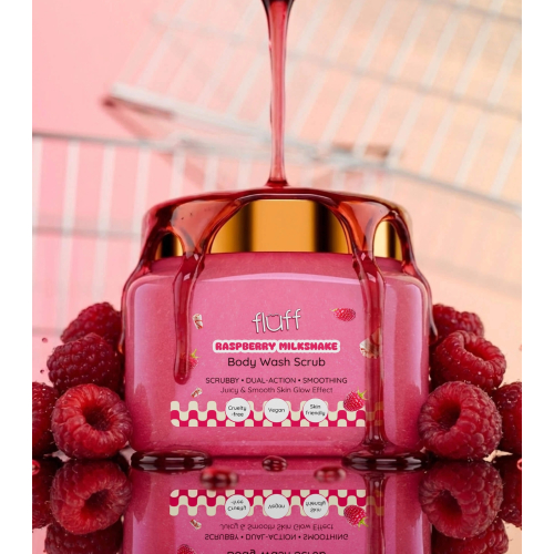 Fluff - Gommage corporel - Raspberry Milkshake