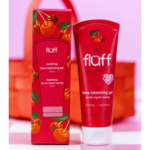 Fluff - Gel nettoyant visage apaisant - Cerise
