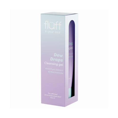 Fluff - *In Your Soul* - Gel nettoyant pour le visage à l'extrait d'améthyste et à la niacinamide Dew Drops