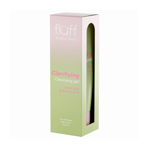 Fluff - *In Your Soul* - Gel nettoyant visage à l'argile verte et à l'acide glycolique Clarifying Gel