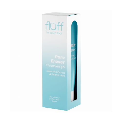 Fluff - *In Your Soul* - Gel nettoyant visage à l'extrait de malachite et à l'acide salicylique Pore Eraser