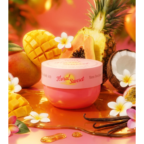 Fluff - *Glowy* - Gel corporel Jelly - Floral Sunset