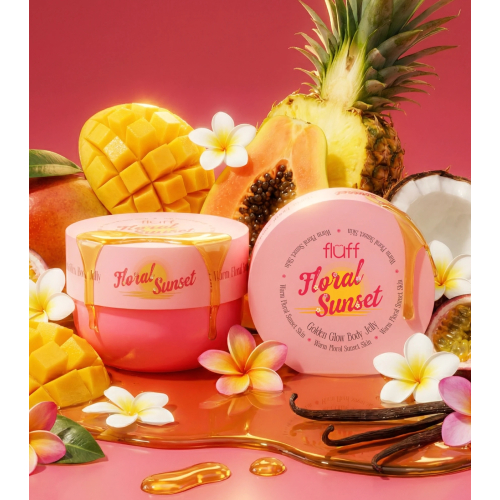 Fluff - *Glowy* - Gel corporel Jelly - Floral Sunset