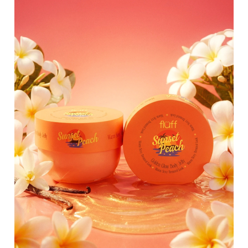 Fluff - *Glowy* - Gel corporel Jelly - Sunset Peach