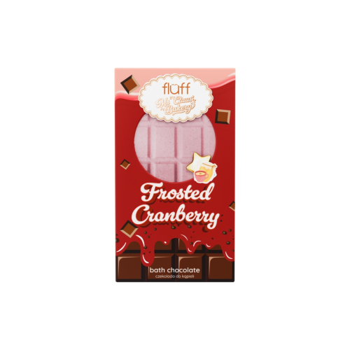 Fluff - *Ms Claus Bakery* - Bomba de bain Bath Chocolate - Frosted Cranberry