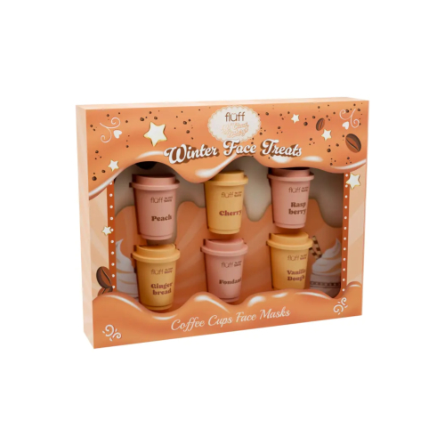 Fluff - *Ms Claus Bakery* - Ensemble de masques pour le visage - Coffee Cups