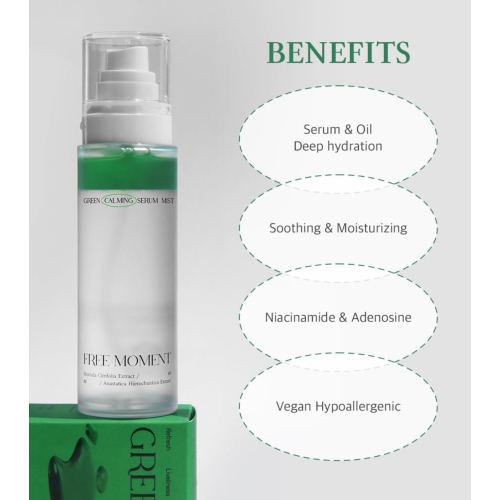 Free Moment - Brume apaisante Green Serum Mist