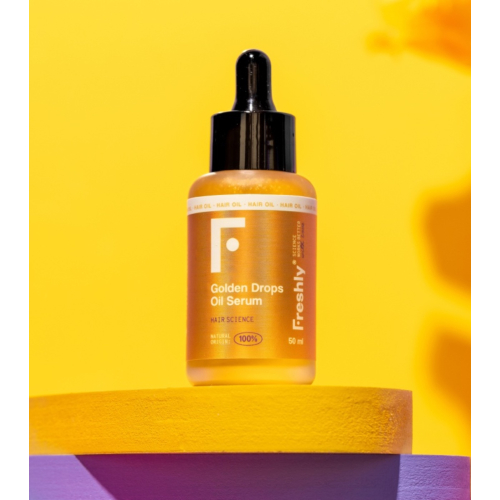 Freshly Cosmetics - Huile capillaire Golden Drops Oil Serum