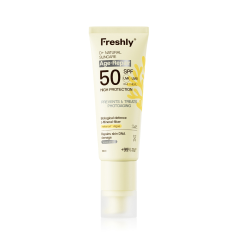 Freshly Cosmetics - *D+ Natural Suncare* - Crème solaire visage Age-Repair SPF50