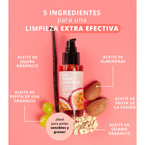 Freshly Cosmetics - Huile démaquillante waterproof Silky Passion