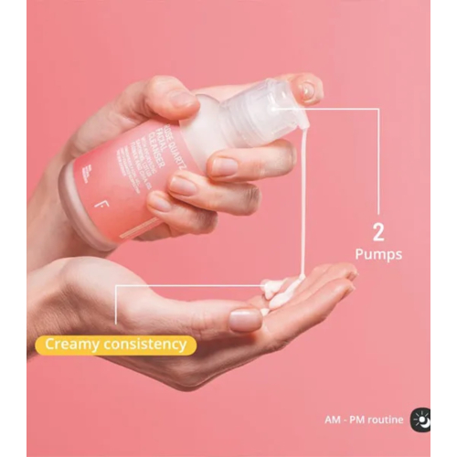 Freshly Cosmetics - Nettoyant Visage Rose Quartz 100ml