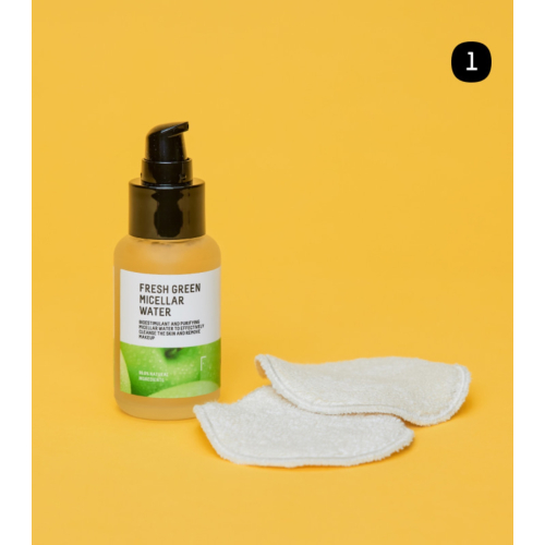 Freshly Cosmetics - Coffret nettoyant visage format voyage Mini Cleanser Trio