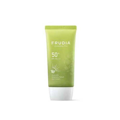 Frudia - Écran solaire apaisant pour le visage Avocado Greenery Relief SPF 50+ PA++++