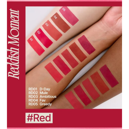 Fwee - Baume teinté pour les lèvres et les joues Pudding Pot - RD05: Greedy