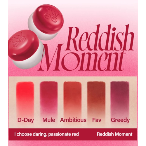 Fwee - Baume teinté pour les lèvres et les joues Pudding Pot - RD05: Greedy