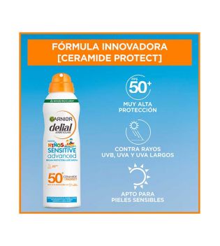 Garnier - Brume protectrice anti-sable Sensitive Advanced Delial FPS50+ Ceramide Protect