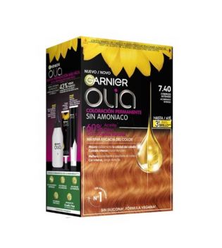 Garnier - Olia couleur -  7.40: Cuivre intense