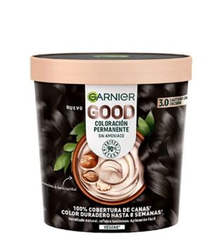 Garnier - Coloration permanente sans ammoniaque Good - 3.0 : Châtain Chocolat