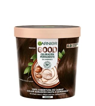Garnier - Coloration permanente sans ammoniaque Good - 4.0 : Cacao Chestnut