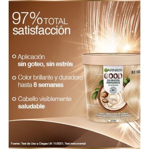 Garnier - Coloration permanente sans ammoniaque Bon - 9.1 : Blond Vanille