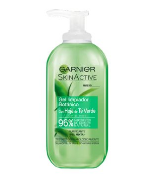 Garnier - *Skin Active* - Gel nettoyant avec les feuilles de thé vert botanique