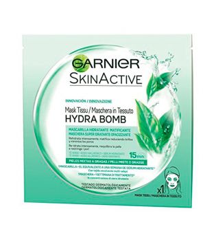 Garnier - Tissue Mask Hydra Bomb - Peaux mixtes à grasses