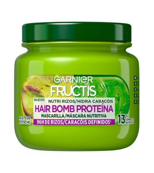 Garnier - Masque Fructis Hydra boucles - Cheveux bouclés ou ondulés Sans parabens