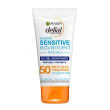 Garnier - Crème solaire pour le visage Delial Sensitive Advanced - SPF 50+