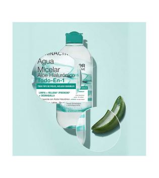 Garnier - *Skin Active* - Eau Micellaire Aloe Hyaluronic 400ml - Tous types de peaux